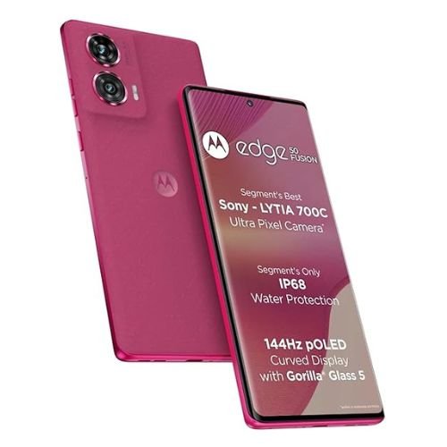 motorola edge 50 fusion hot pink
